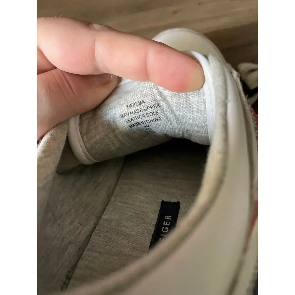 6/$25 Tommy Hilfiger Low-Top Abstract Design Sneaker